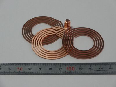 銅（C1020)バーのワイヤ放電加工　バスバー