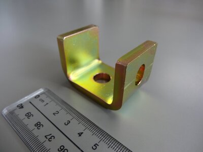SS400 厚板曲げ加工 t=6.0 表面処理 亜鉛ﾒｯｷ　金具