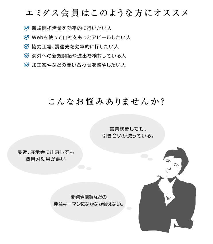 エミダス会員サービスについて